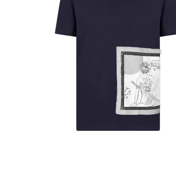 EMPORIO ARMANI EA SS24 T Shirt Men's Marine Blue 3D1T98-1JUVZ-0917
