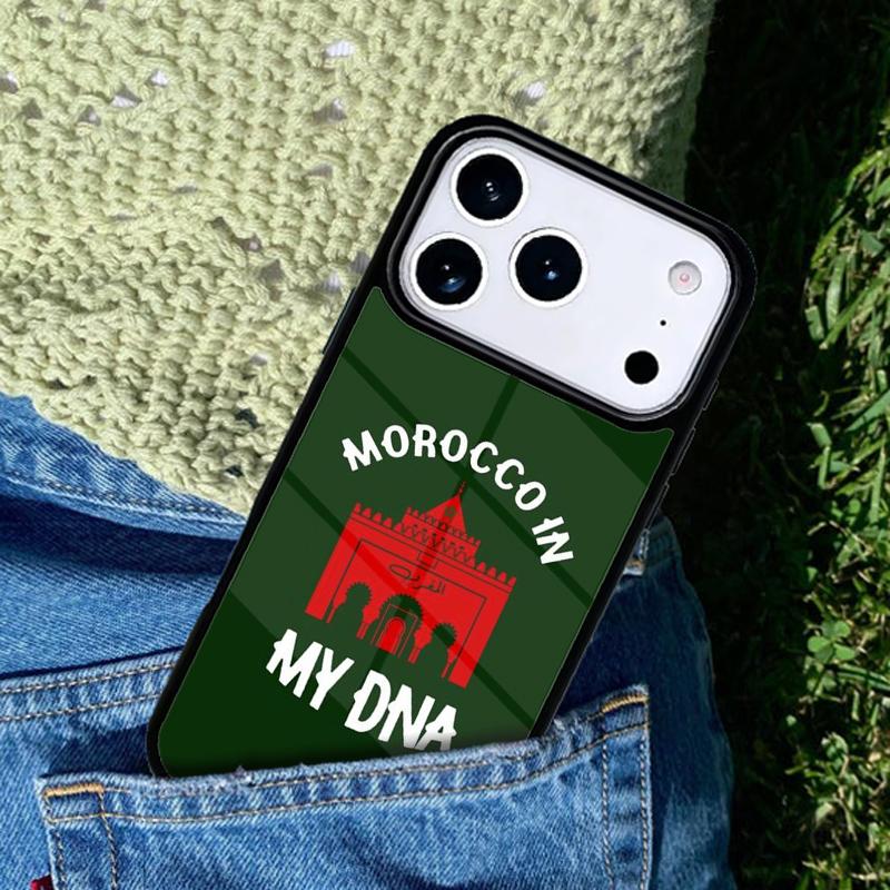 Флаг Марокко Марокканский Уникальный чехол для мобильного телефона Совместим с IPhone 17 16 15 14 13 12 11Pro Max 17 Air cover