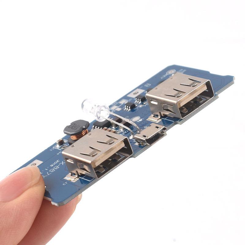 Аккумулятор 18650 3,7 В на 5 В 2 А Повышающий модуль DIY Power Bank Материнская плата/Печатная плата