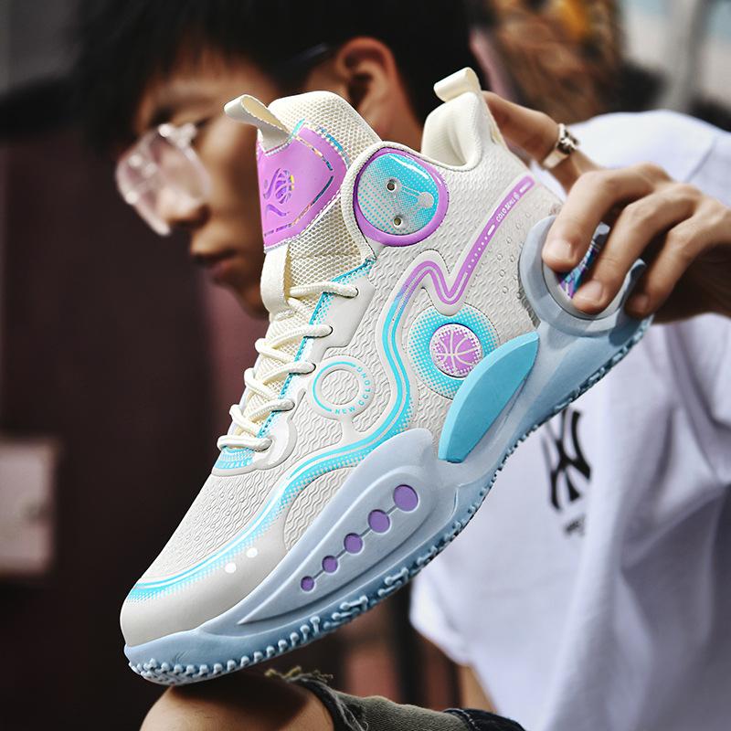 Баскетбольные кроссовки мужские больших размеров Four Seasons для парных единоборств баскетбольные кроссовки Basketball