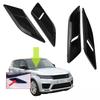 1Pair Hood Air Vent Cover Trims Gloss Black Car Bonnet Air Outlet Decor Covers Compatible with Range Rover Sport L494 2014-2018