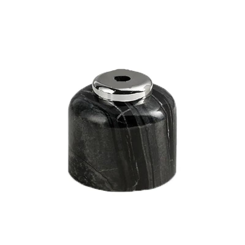 Marble Aromatherapy Bottle High End Hotel Room Bathroom Perfume Container Bottle Bathroom Decoration Aroma Diffuser Bottle