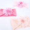 New Mesh Star Flower Headband, Baby Nylon Headscarf Headgear Babyhead