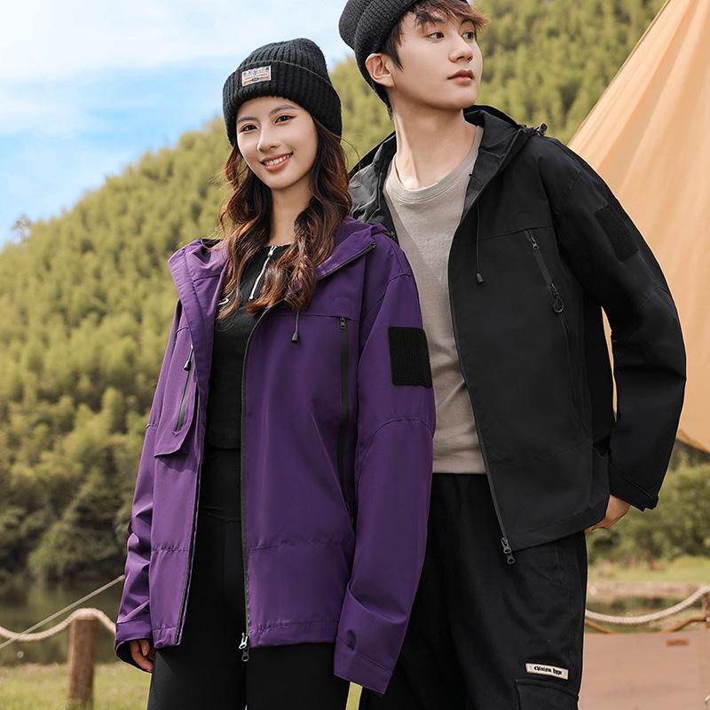 Women Mens Lightweight Hooded Waterproof Rain Jacket Breathable Raincoat Shell for Outdoor Mountain Hiking