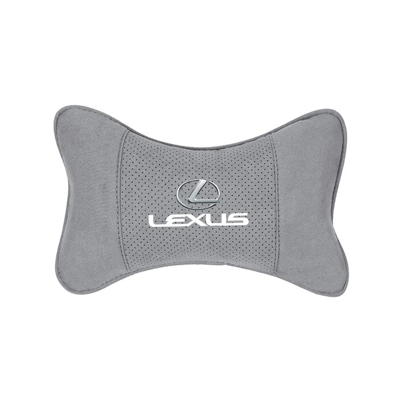 Suede Headrest Car Breathable Memory Foam Neck Pillow For Lexus RX300 IS200 IS250 ES350 Ct200h UX250h NX300h ES300h RX400h NX