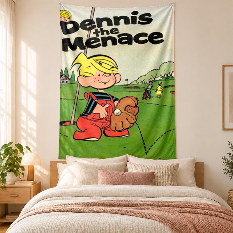 Dennis the Menace Tapestry highquality for decorating living room bedroom dorm walls ideal as bedroom wallart orholiday gift