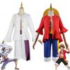 Костюм Луффи одежду ONE PIECE через два года второе поколение косплей одежду соломенная шляпа обувь реквизит одежда