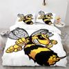 Bee Quilt Cover Pillowcase Home Bedding Set Adult Boy Girl Bedroom Decor Kids Gift Single Double Large Size 135x200