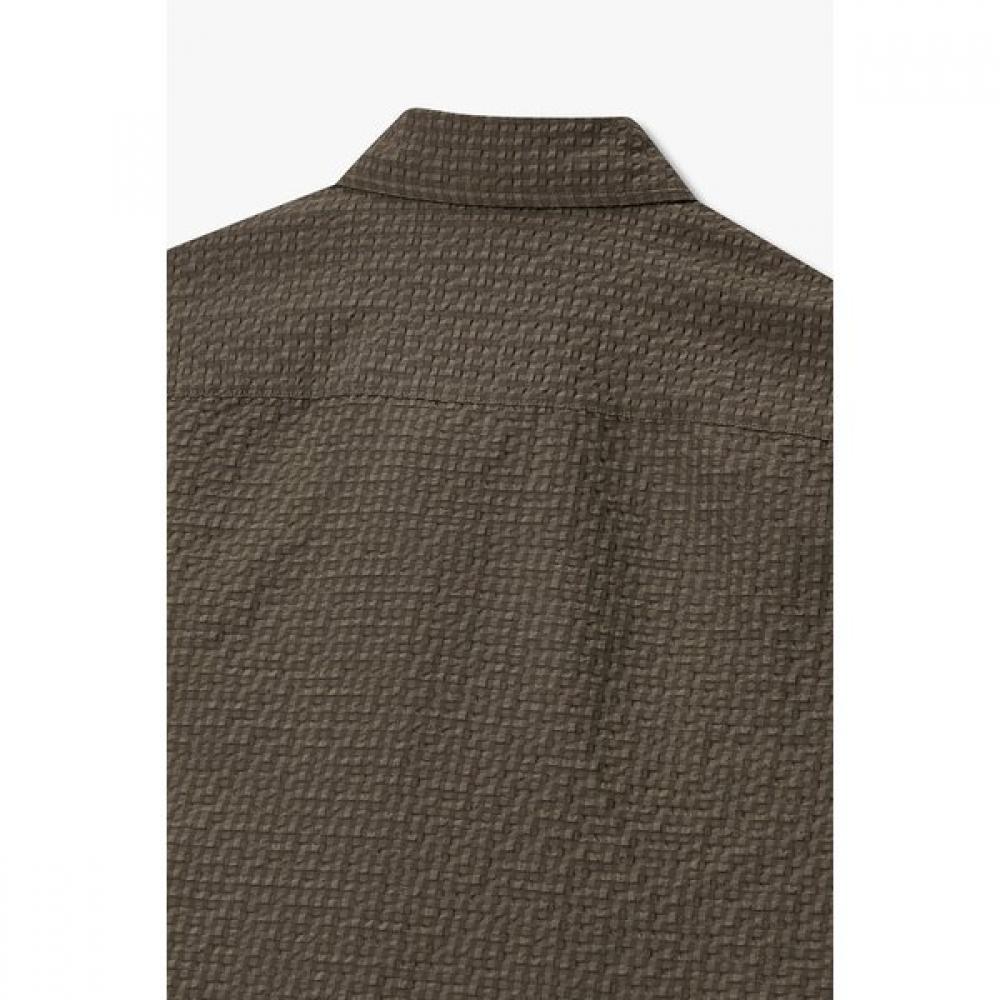 Emporio Armani Men S Hidden Button Up SeerSucker Shirt A516104025