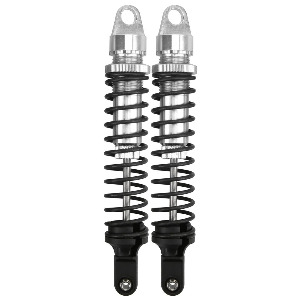 2Pcs 188mm RC Aluminium Shock Absorber Damper for HSP 94050 1 5 RC Gasoline OffRoad Cars(Silver )
