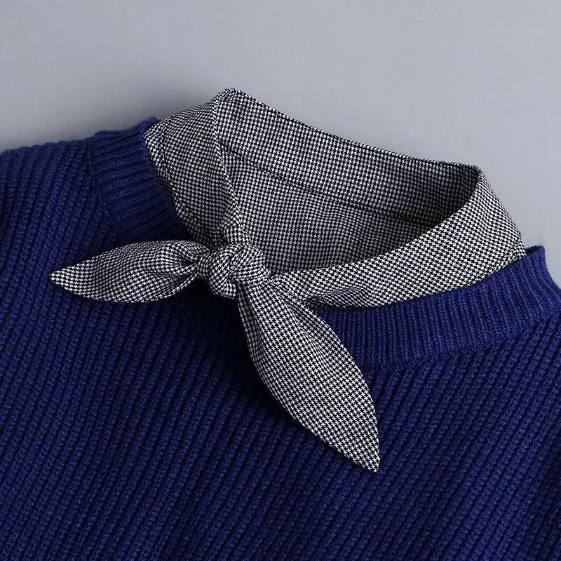 Hollow Lace Chiffon Doll Cotton Fake Collar Blouse Sweater Detachable Shirt Collar False Collar Lapel Women Top Collars Decor