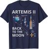 Artemis II Space Mission 2026 SLS Rocket Launch To The Moon Unisex T-Shirt