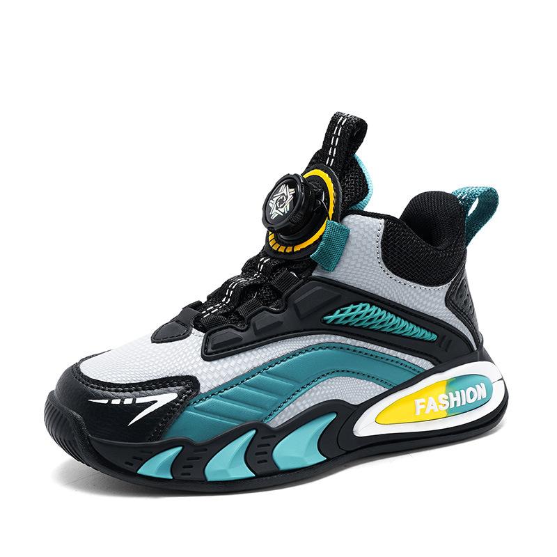 Classmate's New Leather Surface Breathable Children's Sports Shoes Boys' Shoes Spring and Autumn Middle School Children's Girls' Casual Running Shoes