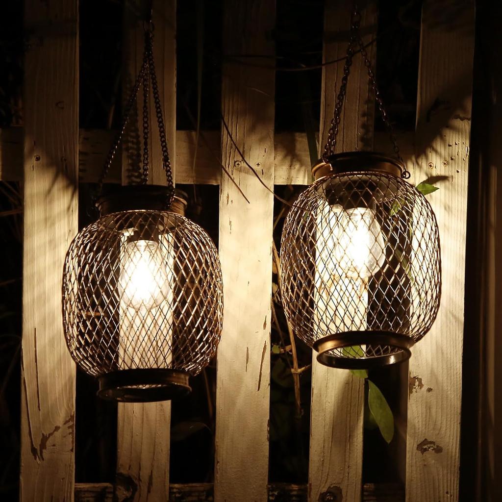 Солнечные светодиодные светильники, подвесные светильники, аксессуары для внутреннего и наружного сада, двора, солнечный свет