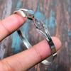 Labradorite Gemstone  925 Sterling Silver Handmade Women Jewelry Bangle Adjustable