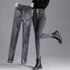 Thicken Jeans for Women Winter High-waisted Slim Tight Trousers Denim Pants Female Fashion Warm Clothing