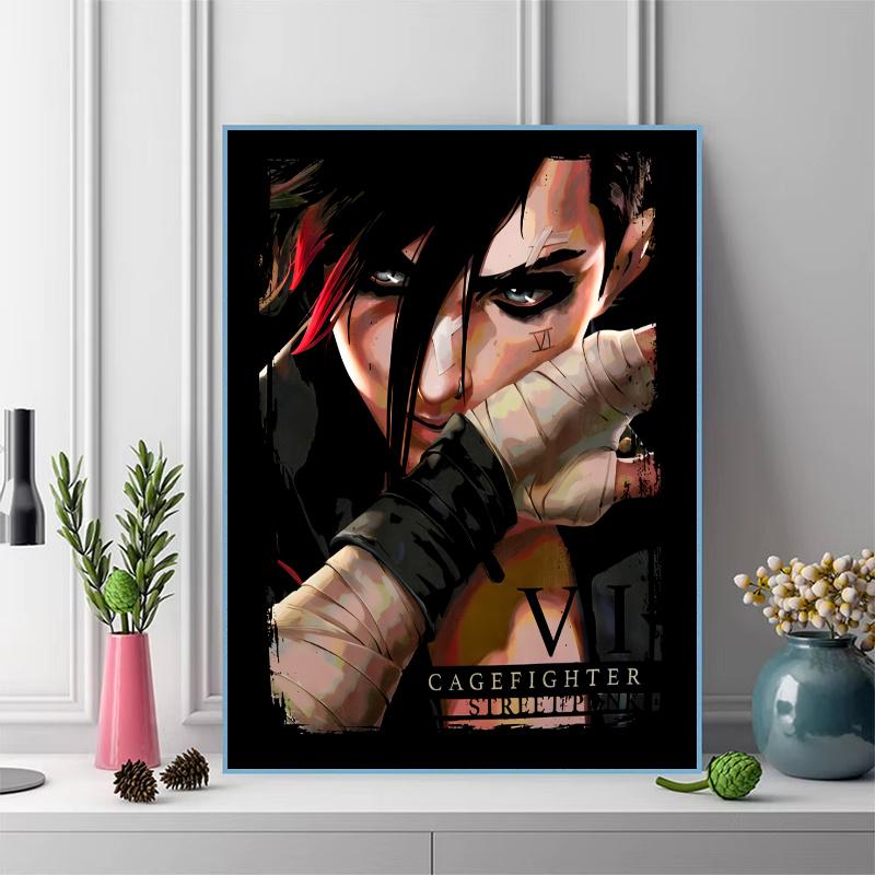 jinx Vi 100% Round Full Drill 5D DIY Diamond Painting Embroidery Cross Stitch Rhinestone Décor toilet 3 piece set