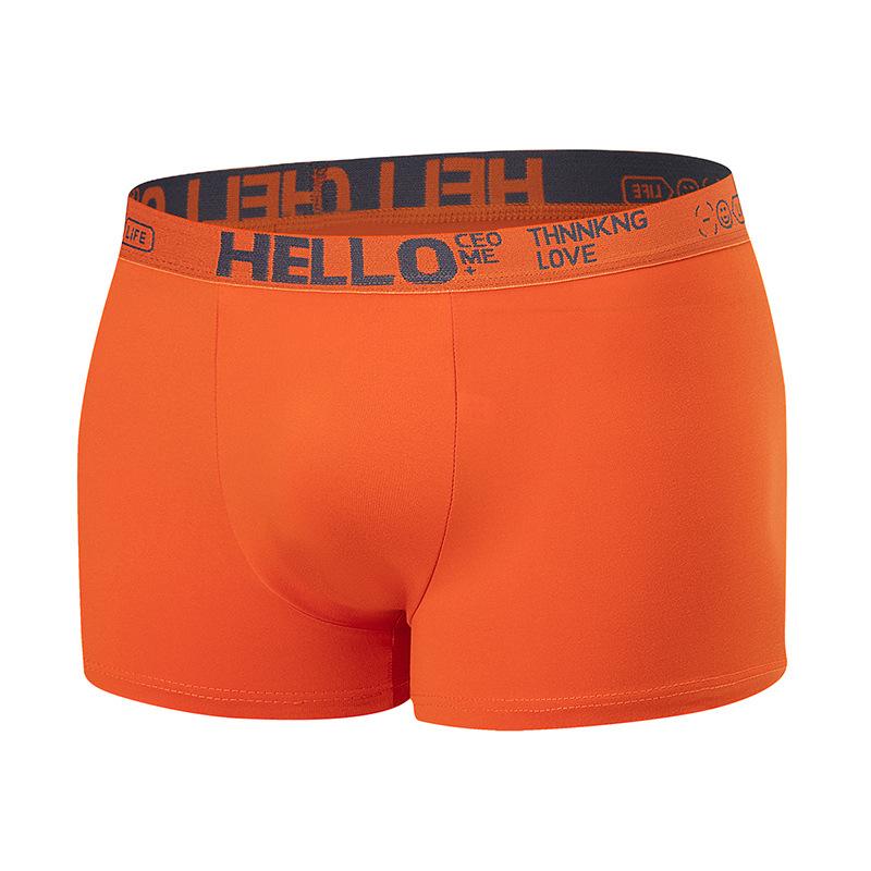 8 Pack Men's Boxer Briefs Candy Color Plus Size Loose Breathable Trunks Fashion Underwear