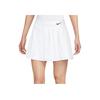 Nike Court Slam Dri-Fit Brand Logo Быстросохнущая дышащая удобная плиссированная повседневная теннисная юбка женские юбки белого цвета FZ6491-100