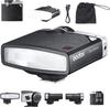 GODOX Lux Junior Retro Camera Flash Strobe Speedlight GN12 CCT Auto Manual Mode Flash Power Focal Length 28mm Compatible with Film Sony Cameras Junior
