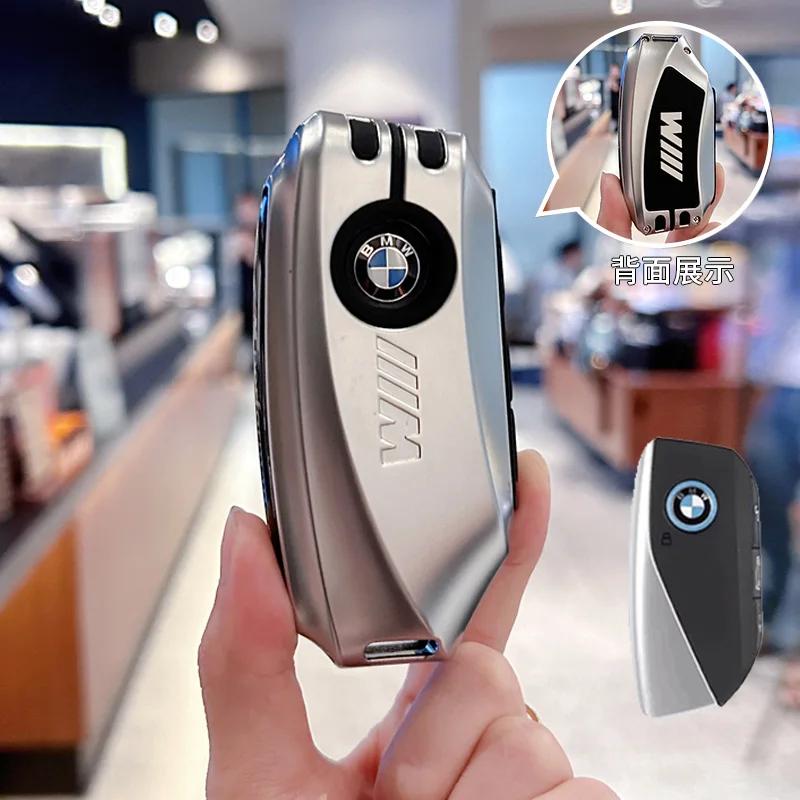 ORWI7 Car Remote Key Case Cover Shell Fob For BMW X1 U11 G70 7 Series 320i X3 X5 X7 i7 G07 LCI iX G09 XM U06 G81 M3 2023 2024