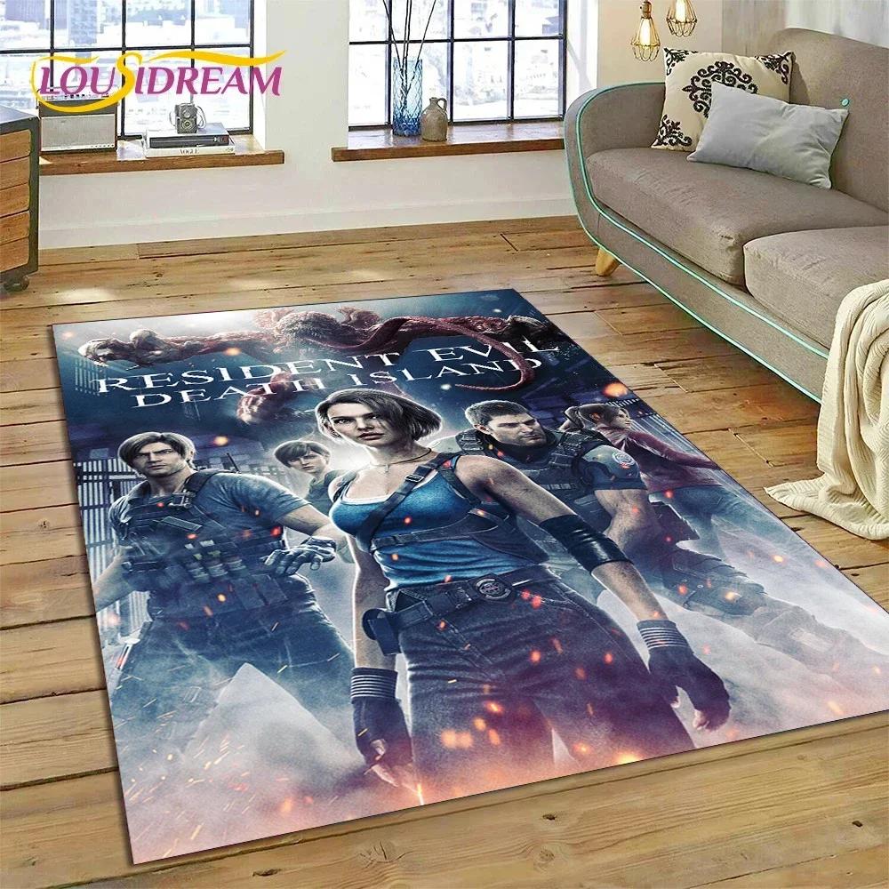 3D Игры Хоррор R-Resident Evil Ковер Игровой Коврик для Спальни Гостиной Домашний Декор Дивана, Детская Игра Большой Декор Напольный Коврик
