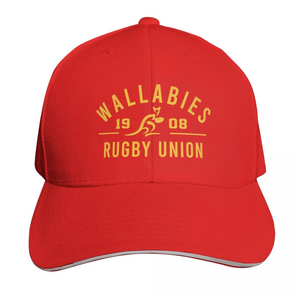 He Wallabies Logo Rugby RISE Baseball Cap GentleUnisex Hat Mountaineering beach hat western Hat Hats For Unisex Womens