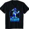 Kids Power Rangers Blue Ranger Power Pose Shot T-Shirt