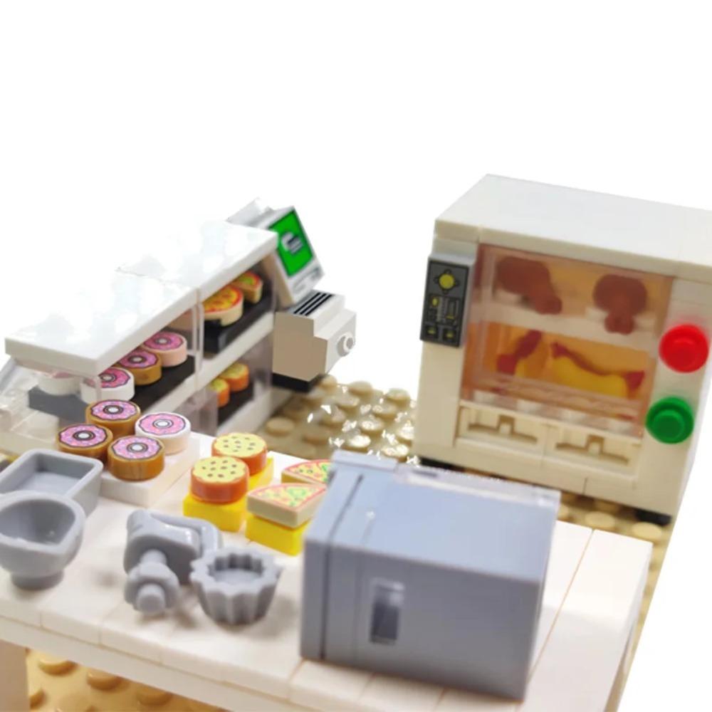 Конструктор MOC Blocks Дом Друзей Строительные Блоки Аксессуары Совместимые Городская Мебель Кирпичики Туалет Телевизор Конструктор Игрушки для Мальчиков Девочек