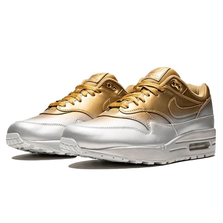 (WMNS) Nike Air Max 1 LX 'Metallic Gold Platinum' Women's 917691-700