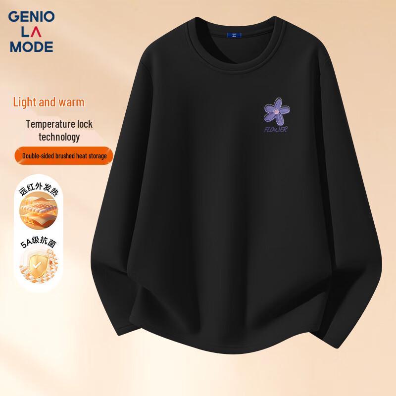 Мужская футболка с длинным рукавом и флисовой подкладкой GENIOLAMODE