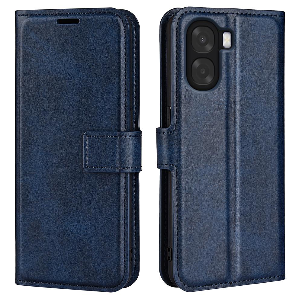 Чехол-подставка для Oppo A6x 4G/A6x 5G, противоударный, с текстурой телячьей кожи, чехол для телефона