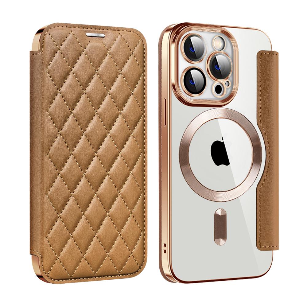 KEYSION Кожаный чехол-книжка с покрытием для iPhone 11 12 13 Pro Max, слоты для карт, магнитная беспроводная зарядка, задняя крышка телефона