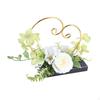 Wedding Flower Stand, Floral Centerpiece Decor, Modern Iron Art Reception Display Artificial