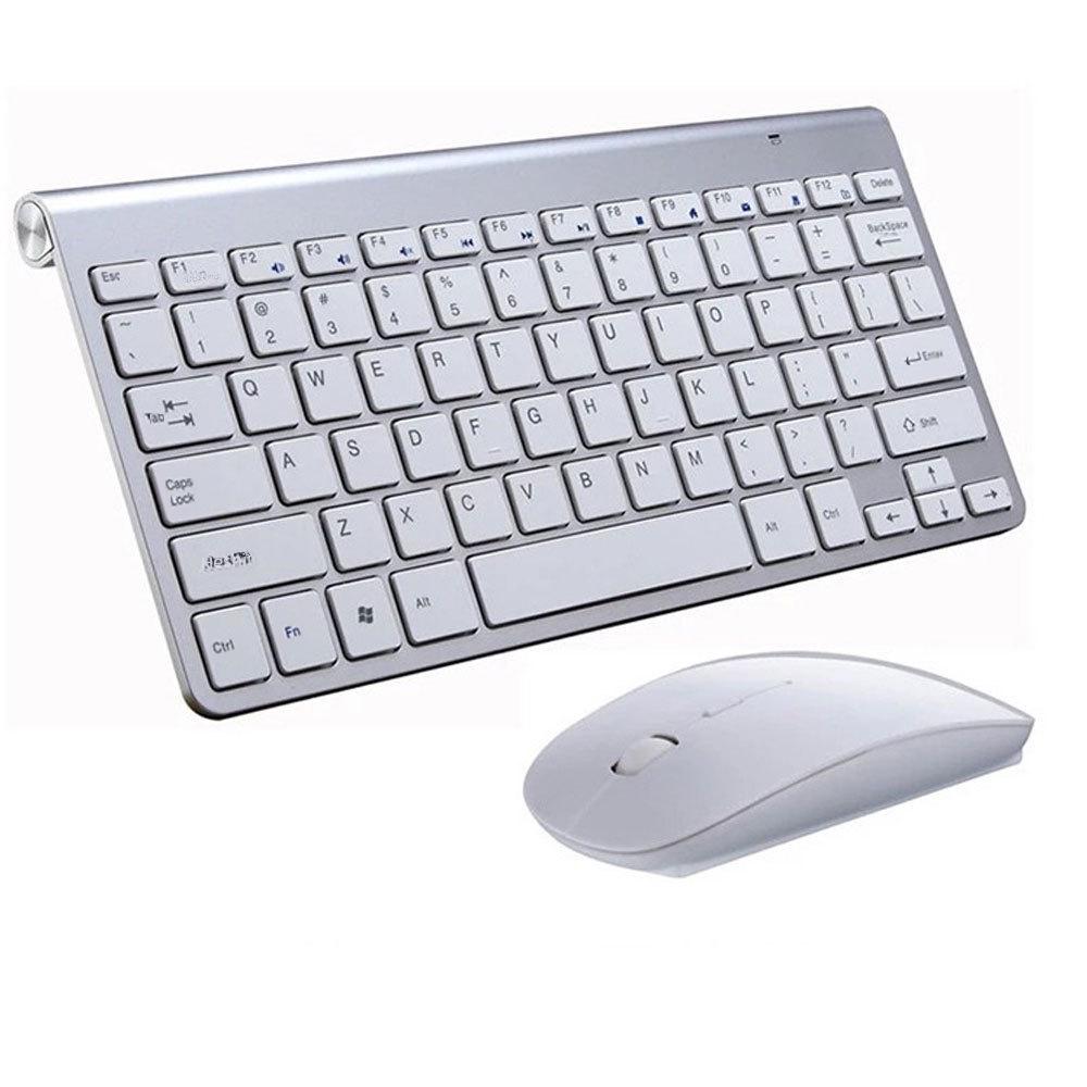 Ultra-Thin 2.4G Wireless Keyboard & Mouse Set for Silent Business Office Use