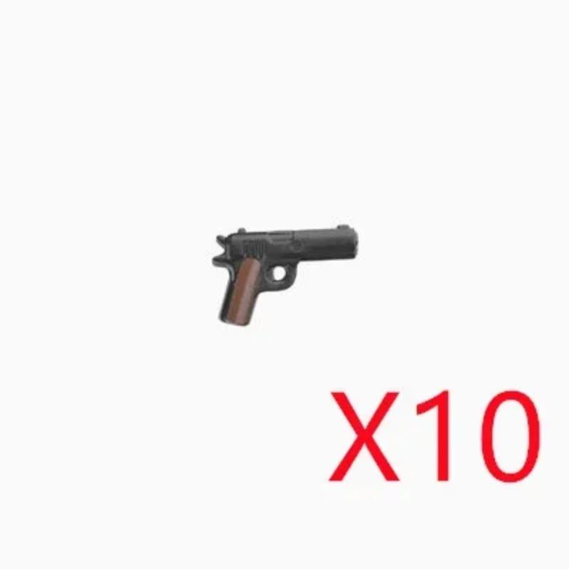 5 СМ Вторая мировая война Военные строительные блоки Американские Немецкие Советские Фигурки солдат Оружие Аксессуары Пистолеты Пистолет Снайперский ремень Мини-кирпичики MOC