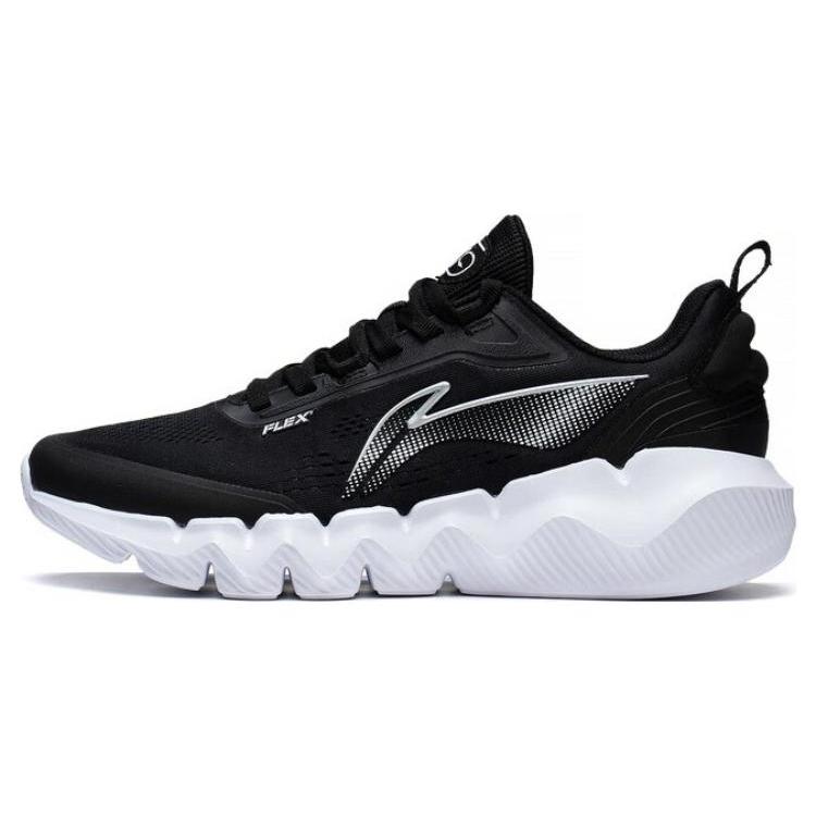 Li Ning LN Fle Нескользящие Устойчивые к истиранию Низкие Спортивные Повседневные Кроссовки Мужские Черные AGLT031-2