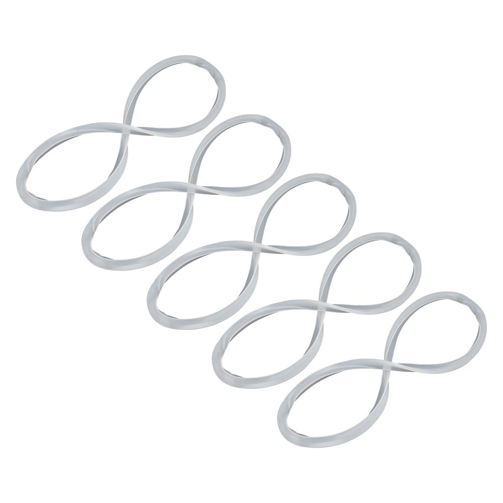 5pcs Sealing Ring Food Grade Silicone Pressure Cooker Gasket Replacement for Aluminum Alloy Pressure Pot Accessories