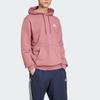 Adidas Essential Solid Color Hooded Pullover Sweatshirt Men Sweatshirts Pink IZ4756