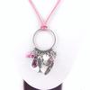 [G4016] — Розовое дизайнерское колье «Gypsy»