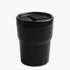 Multifunctional Car Mini Trash Bin Cup Holder Car Trash Can Auto Holder Cap Mounts Black Plastic Interior