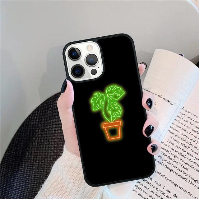 Неоновая Эстетика Искусство Чехол-Ракушка Для iPhone 17 Air 15 16 14 13 12 Pro Max 11 Pro Max Plus Чехол для Телефона