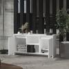 Vidaxl Szafka Pod Tv, Biała, 102X37,5X52,5 Cm, Materiał Drewnopochodny