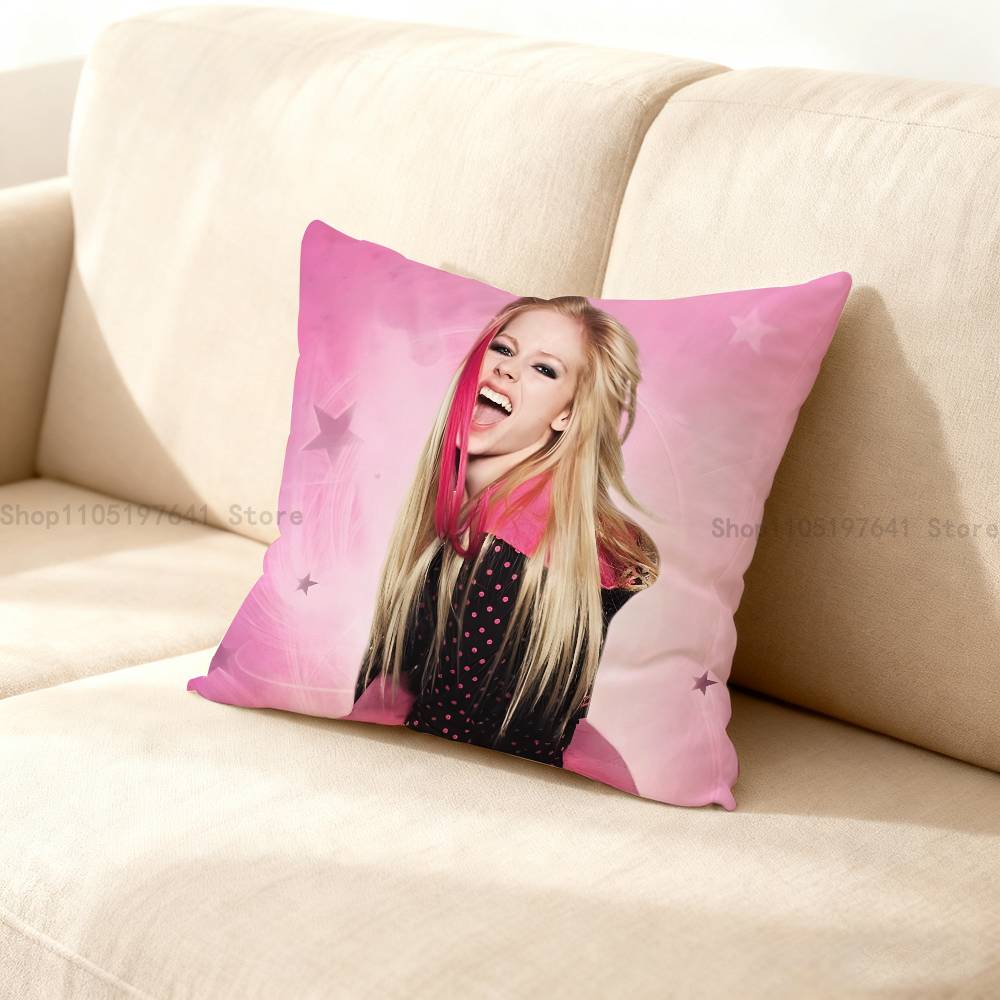 A-Avril Punk L-Lavigne Наволочка Для Декора Дивана Автомобиля Офиса Комнаты Печатная Наволочка Декорации и Защита