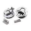 Round Non-locking Boat Marine Deck Latch Stainless Steel Boat Flush Pull Hatch Slam Latch for RV Yacht Marine