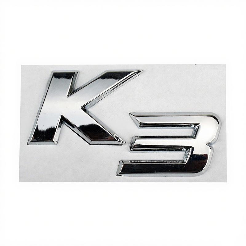 3D Car Metal Creative Stickers Waterproof Dirt-proof Sticker For Kia K2/K3/K5/KX3 Sportage Cerato Optima Soul Rio Carens Smart pgncs50