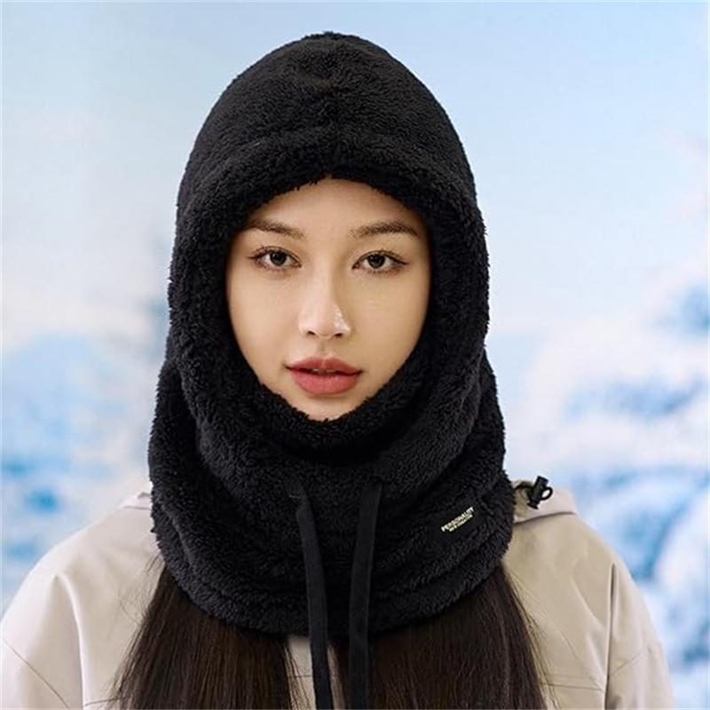 1 шт. новый зимний толстый термофлисовый шарф-балаклава лыжная маска для лица утеплитель для шеи снуд