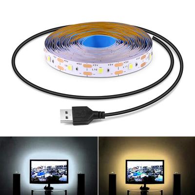 DC 5 В USB светодиодные ленты 2835 диодная лента светодиодная лента свет ТВ зеркало подсветка освещение декора комнаты лампа светодиодная гирлянда 1 м-5 м