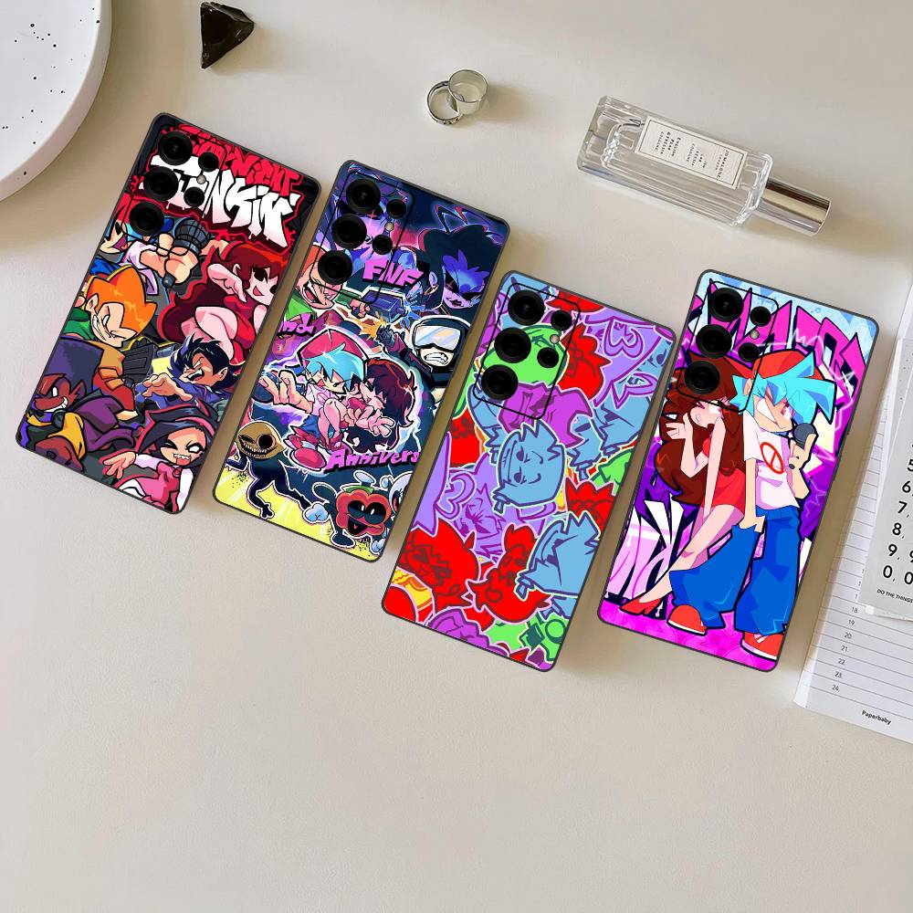 Игровой чехол для телефона Friday Night Funkin для Samsung S 24 Fe 25 Ultra Plus 20 Lite 21 30 22 23 24 22 Ultra 5G Fundas