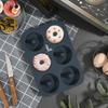SUPER KITCHEN Силиконовая форма для пончиков, кондитерские изделия, 6-ти градусная выпечка, пончики, кексы, кухня, легко моется, форма, инструменты, пластина, антипригарное покрытие, детали,